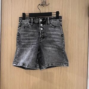Judy Blue Black Denim Jean Shorts